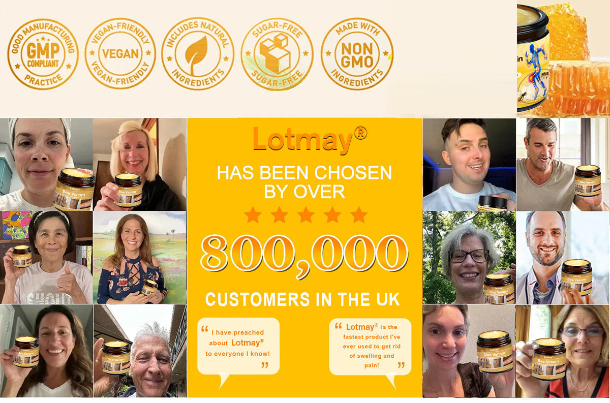 Lotmay® Bee Venom Analgesic Bone Repair Cream(👨⚕️Developed for the elderly,BOA Certification)