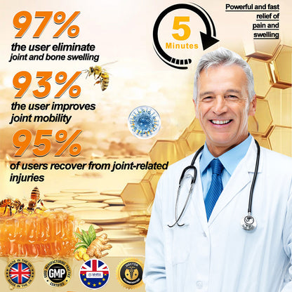 Lotmay® Bee Venom Pain Relief Joint Repair Cream 🐝🐝(Specially for older adults & MHRA approved)