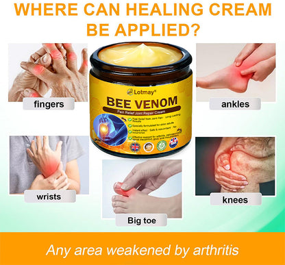 Lotmay® Bee Venom Pain Relief Joint Repair Cream 🐝🐝(Specially for older adults & MHRA approved)