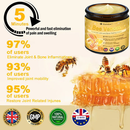 Raindew®Bee Venom Advanced Joint and Bone Healing Cream (👨‍⚕️Specifically developed for middle-aged and older adults)