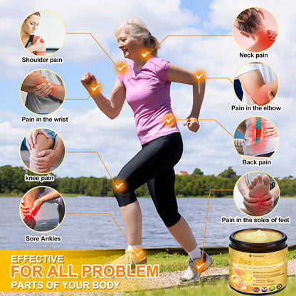 Raindew®Bee Venom Advanced Joint and Bone Healing Cream (👨‍⚕️Specifically developed for middle-aged and older adults)