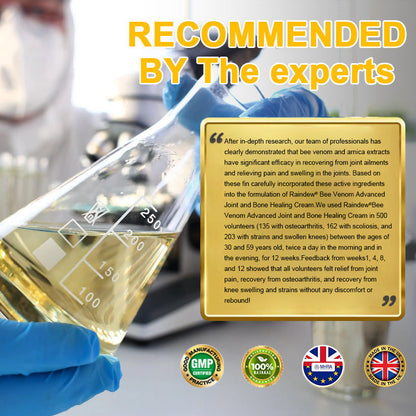 Raindew®Bee Venom Advanced Joint and Bone Healing Cream (👨‍⚕️Specifically developed for middle-aged and older adults)