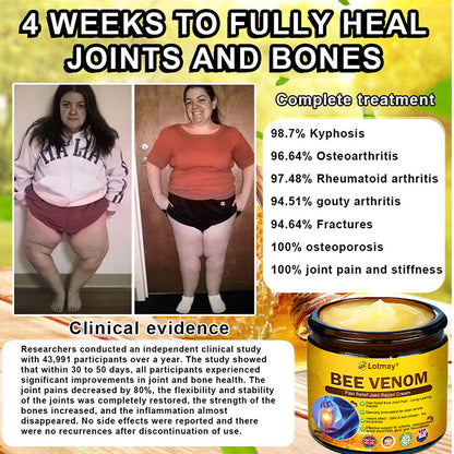 Lotmay® Bee Venom Pain Relief Joint Repair Cream 🐝🐝(Specially for older adults & MHRA approved)