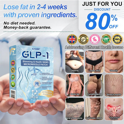 MHRA Official Store |🎁 Croaie® GLP-1 Nano-Microneedle Patch with Collagen & Matrixyl 3000丨Obesity, Cardiovascular Disease, Diabetes, Sleep Apnea, Joint Problems and More