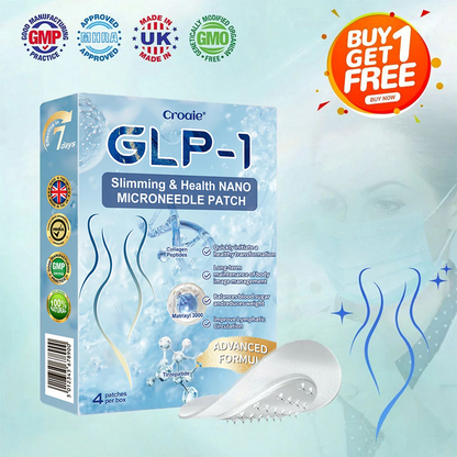 MHRA Official Store |🎁 Croaie® GLP-1 Nano-Microneedle Patch with Collagen & Matrixyl 3000丨Obesity, Cardiovascular Disease, Diabetes, Sleep Apnea, Joint Problems and More