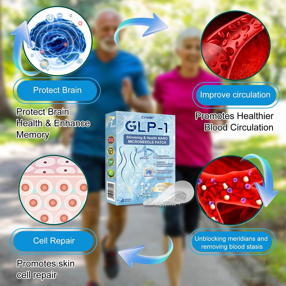MHRA Official Store |🎁 Croaie® GLP-1 Nano-Microneedle Patch with Collagen & Matrixyl 3000丨Obesity, Cardiovascular Disease, Diabetes, Sleep Apnea, Joint Problems and More