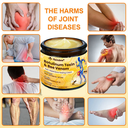 Raindew® 🐝 Botulinum Toxin & Bee Venom Pain-Relief Bone Healing Cream